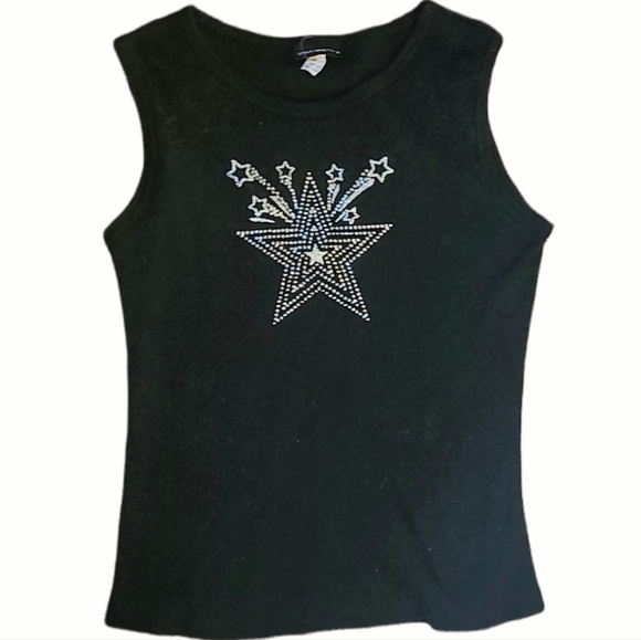 Black Sleeveless Top - Picture 1 of 6